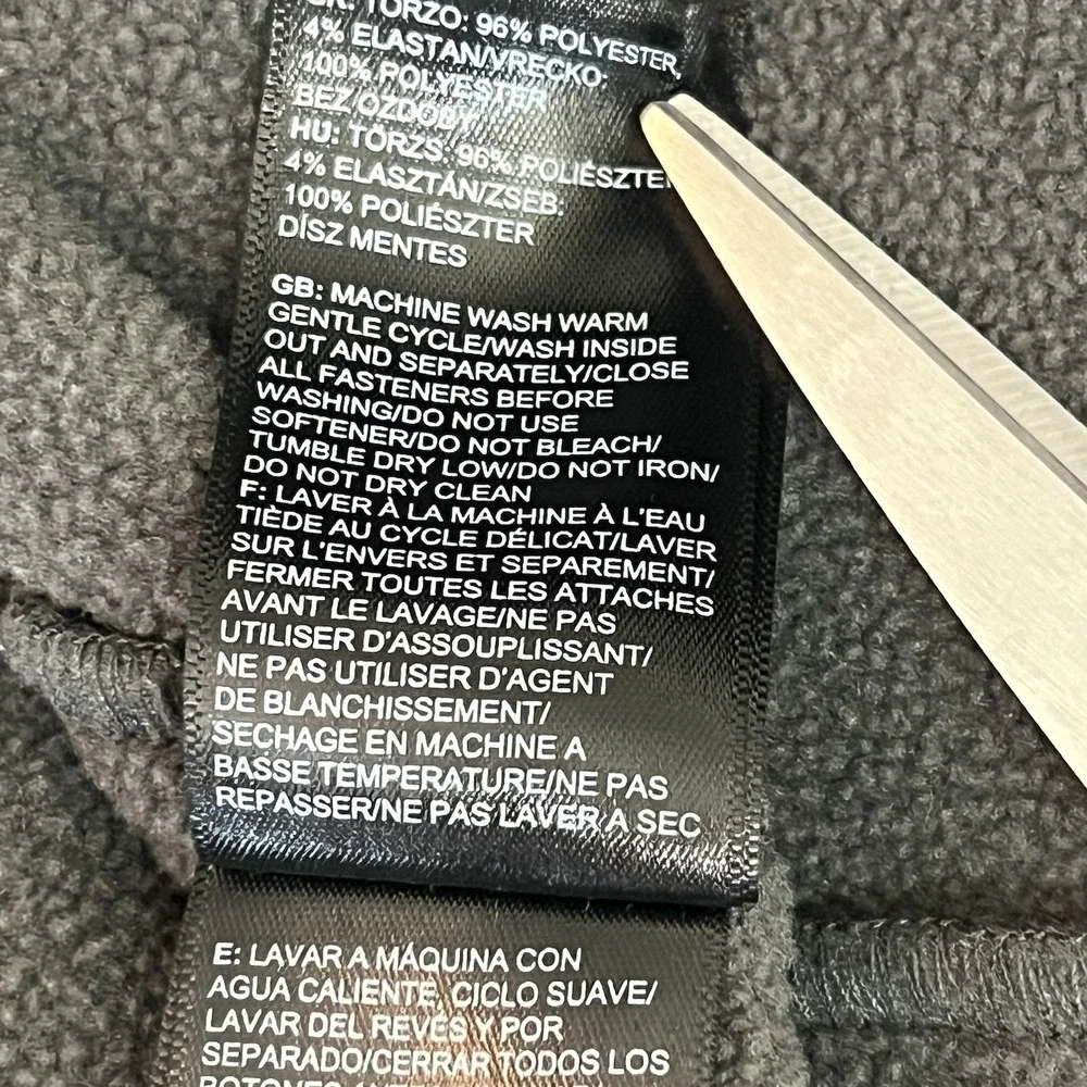 The North Face Canyonlands 1/2-Zip‎ Pullover Fleece Sweater Men's Sz Medium Gray